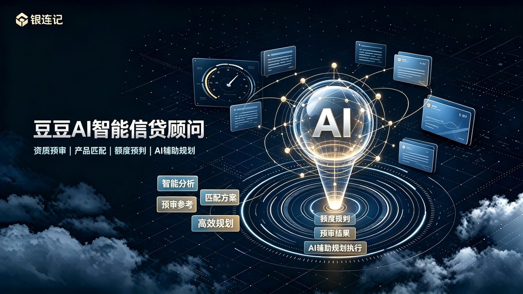 豆豆AI智能融资顾问 · 资质预审 产品匹配 AI辅助规划